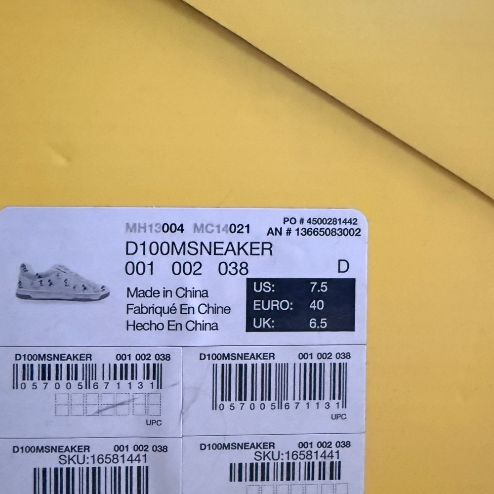 ALDO Disney 100 Collaborations Men’s Sneakers 7.5 (women’s 9) NWT - Picture 9 of 10